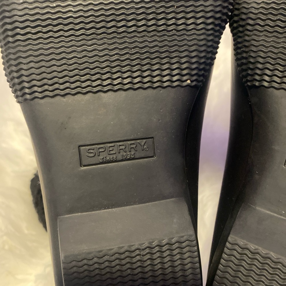 Sperry Women's Black Saltwater Winter (Duck) Boots. Size 9.5. Excellent Cond - Picture 15 of 16